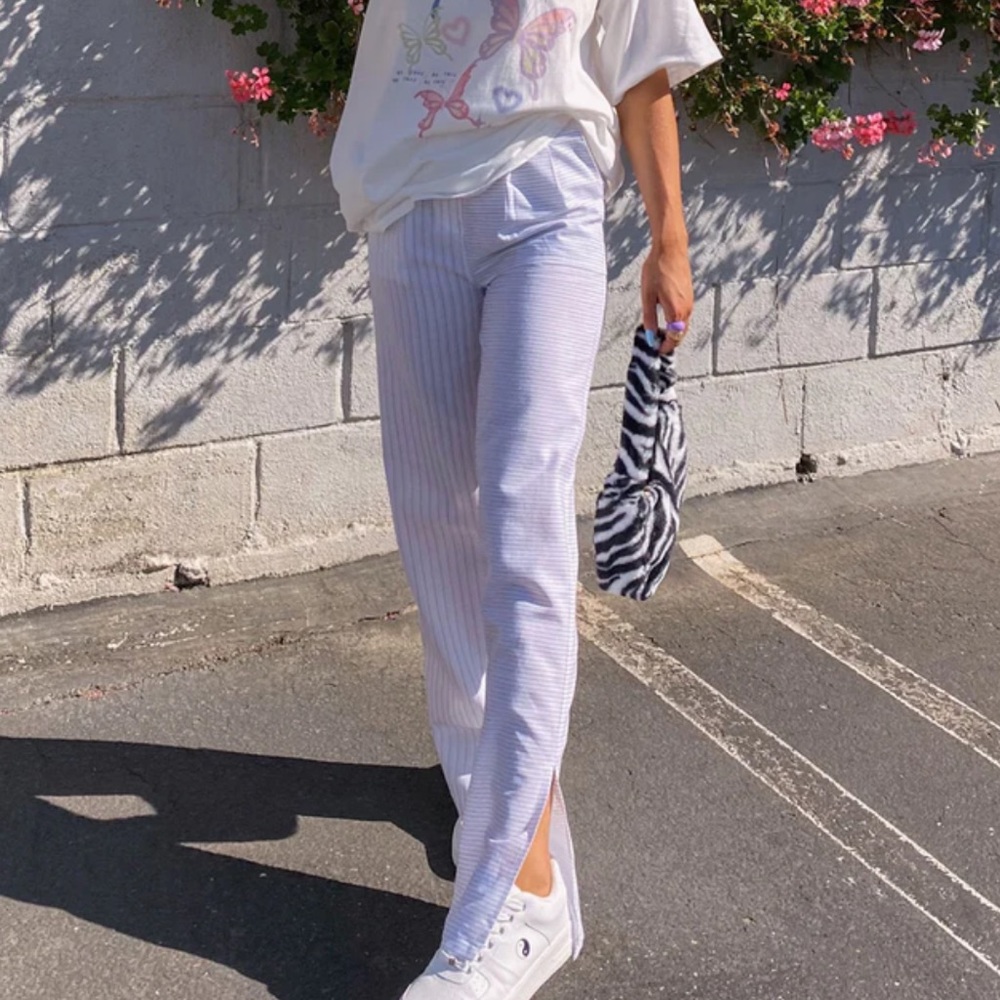 Princess Polly pin striped pants